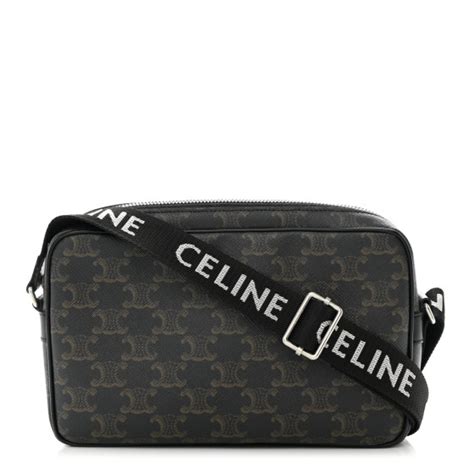 CELINE Triomphe Canvas Medium Horizontal Messenger Bag